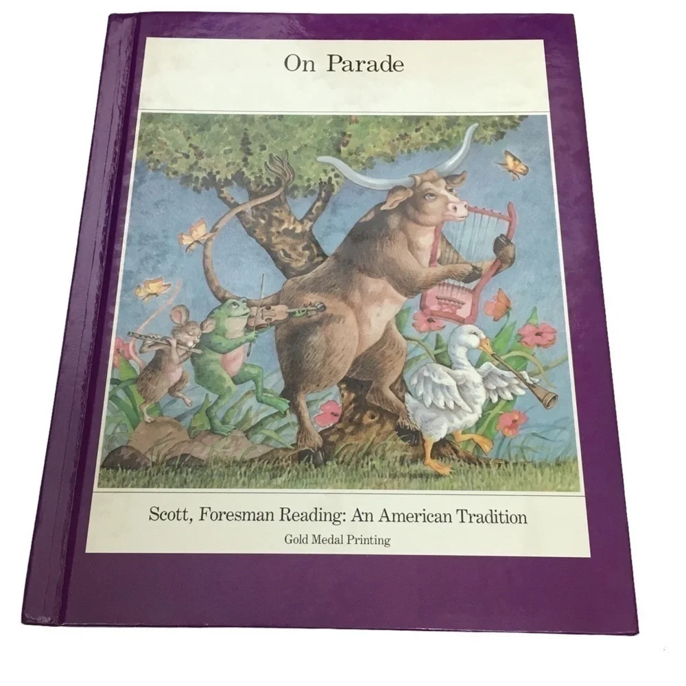 VINTAGE 1989 On Parade Book Classroom Reading Level 8 Schoolbook Homeschooling